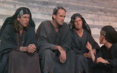 John Cleese Warned That “Life of Brian” Sketch About Big Lumpy Man Moaning About Not Being Accepted As A Woman Could Be Offensive to Trans Women