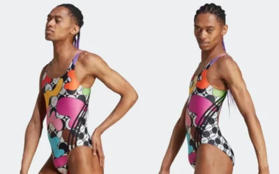 New Adidas Women’s Swimsuit Has Pouch for Testicles Made from Recycled Worthless Adidas Shares