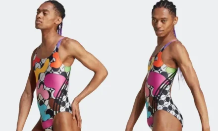 New Adidas Women’s Swimsuit Has Pouch for Testicles Made from Recycled Worthless Adidas Shares
