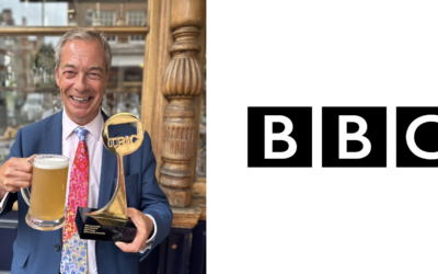 Furious BBC Staff “Demand A Second Vote” As Nigel Farage Wins TV Award