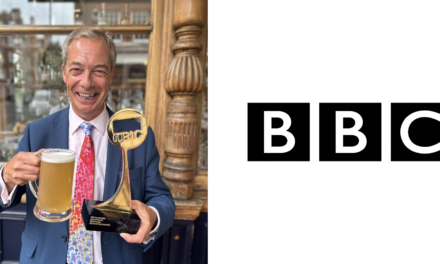 Furious BBC Staff “Demand A Second Vote” As Nigel Farage Wins TV Award