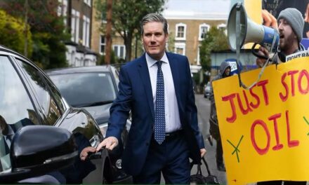 Keir Starmer Says Donations From Just Stop Oil Aren’t A Conflict of Interest As He Dyes His Hair Pink And Glues Himself To A Road In Westminster
