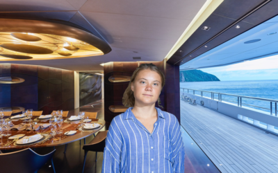 Greta Thunberg Sets Off On Maiden Voyage On Her New Super-Yacht – The ‘Marie Antoinette-Zero’