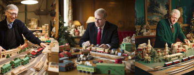 Bill Gates, Bill Clinton, and Prince Andrew All Mysteriously Receive Wooden Train Sets as Santa’s List Gets Mixed Up with Jeffrey Epstein’s Client List