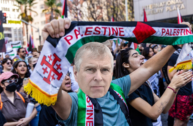 Following Threat of Met Police Investigation, Prince Andrew Dresses as Palestinian Protester to Get Them to Leave Him Alone