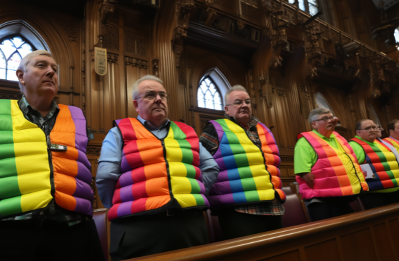 MPs to Wear Rainbow-Coloured Stab-Proof Vests