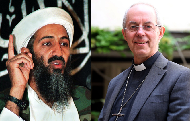 Justin Welby: Inside Bin Laden a “Good Christian Could Have Been Found”