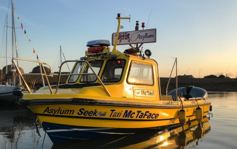 Shock Poll: New RNLI Boat Named “Asylum Seeker Taxi McTaxiFace”